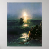 Op water lopen, drukt Ivan Aivazovsky af Poster (Voorkant)