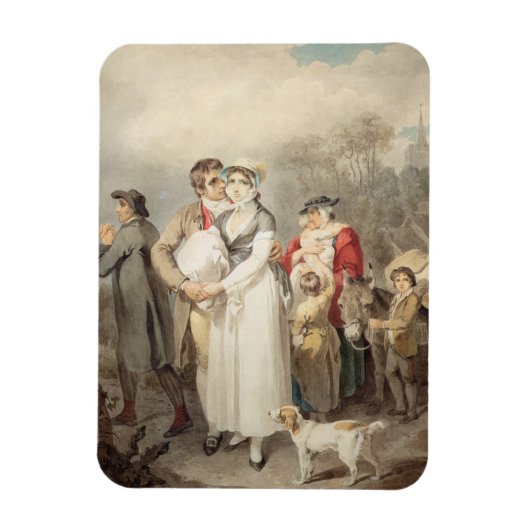 Op weg, 1799 (m/c over sporen van potlood op pa magneet (Verticaal)