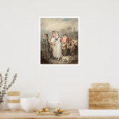 Op weg, 1799 (m/c over sporen van potlood op pa poster (Keuken)