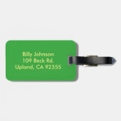 Op weg bagagelabel (Achterkant horizontaal)