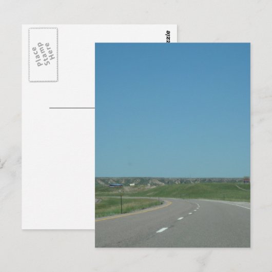 Op weg briefkaart (Voorkant / Achterkant)