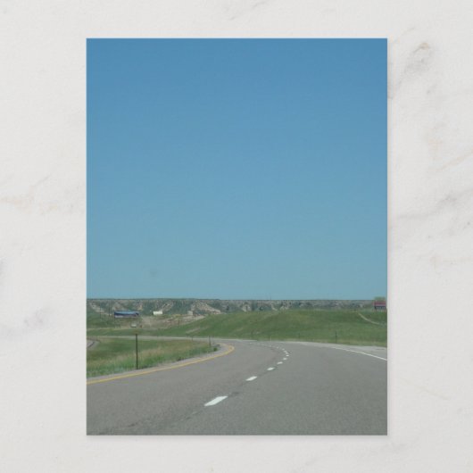 Op weg briefkaart (Voorkant)