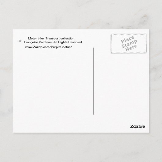 Op weg briefkaart (Achterkant)