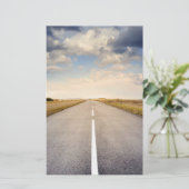 Op weg briefpapier (Staand voorkant)