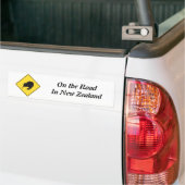 Op weg bumpersticker (Op Truck)