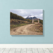 Op Weg Huiswaarts in de Weide  Canvas Afdruk (Insitu (Houten vloer))