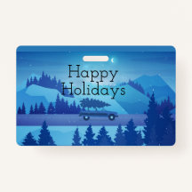 Op weg met een kerstboom