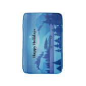 Op weg met een kerstboom badmat (Voorkant Verticaal)