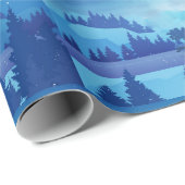 Op weg met een kerstboom cadeaupapier (Rol Hoek)