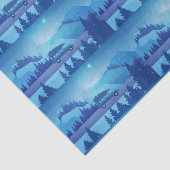 Op weg met een kerstboom tissuepapier (Detail)