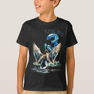 Op weg naar 3 eendjacht 3e verjaardagsfeestje 3 ja t-shirt