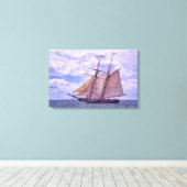 Op weg naar Amistad Canvas Afdruk (Insitu (Houten vloer))