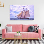 Op weg naar Amistad Canvas Afdruk (Insitu (Woonkamer))