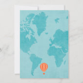 Op weg naar Baby shower nodiging Kaart (Achterkant)