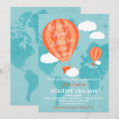 Op weg naar Baby shower nodiging Kaart (Voorkant / Achterkant)