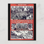 op weg naar Berlijn Briefkaart (Voorkant)