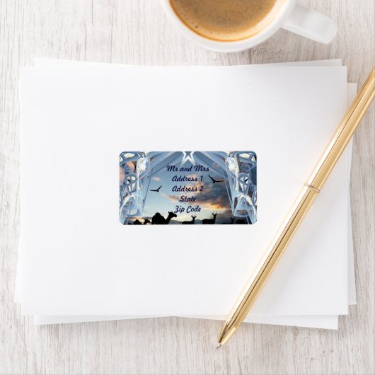 Op weg naar Bethlehem! Etiket (Insitu)