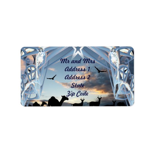 Op weg naar Bethlehem! Etiket (Voorkant)