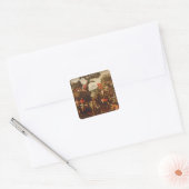 Op weg naar Calvariatie Vierkante Sticker (Envelop)