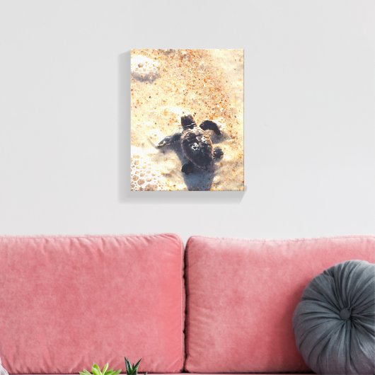 Op weg naar... canvas afdruk (Insitu (Woonkamer))