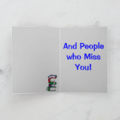 Op weg naar College Wenskaart Kaart (Binnen)