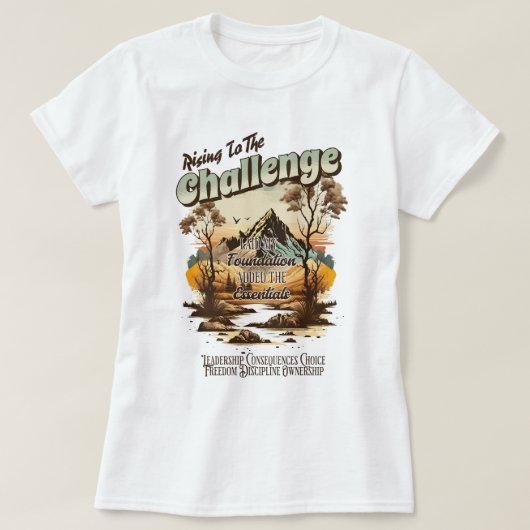 Op weg naar de Challenge CC Community Homeschool T-shirt (Design voorkant)