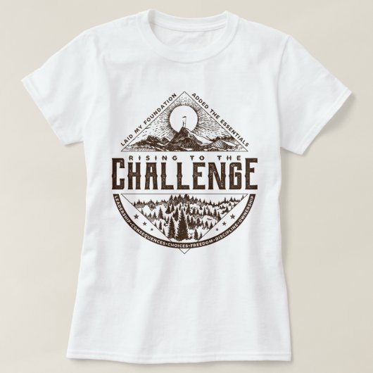 op weg naar de Challenge CC Essentials T-shirt (Design voorkant)