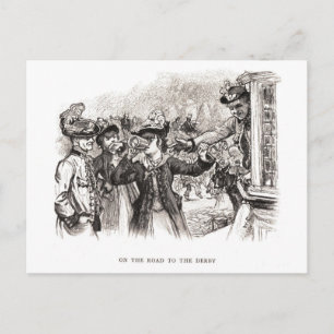 Op weg naar de Derby Briefkaart