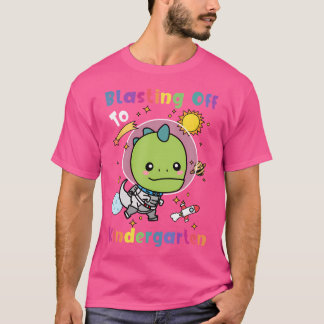 Op weg naar de kleuterschool terug naar school t-shirt