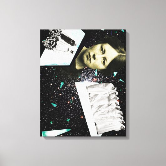 Op weg naar de volgende wereld canvas afdruk (Voorkant)