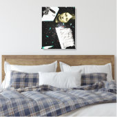 Op weg naar de volgende wereld canvas afdruk (Insitu (Slaapkamer))