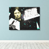 Op weg naar de volgende wereld canvas afdruk (Insitu (Houten vloer))