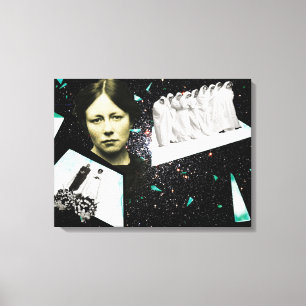 Op weg naar de volgende wereld canvas afdruk