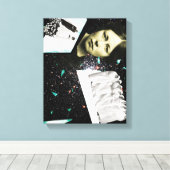 Op weg naar de volgende wereld canvas afdruk (Insitu (Houten vloer))