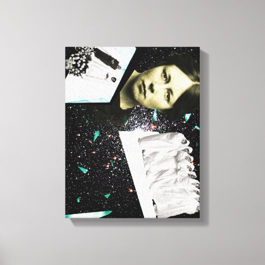 Op weg naar de volgende wereld canvas afdruk (Voorkant)