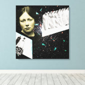 Op weg naar de volgende wereld canvas afdruk (Insitu (Houten vloer))