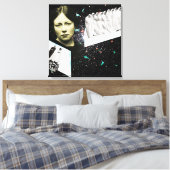 Op weg naar de volgende wereld canvas afdruk (Insitu (Slaapkamer))