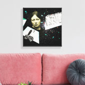 Op weg naar de volgende wereldcanvasafdruk canvas afdruk (Insitu (Woonkamer))