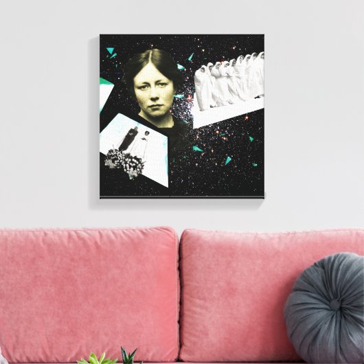 Op weg naar de volgende wereldcanvasafdruk canvas afdruk (Insitu (Woonkamer))