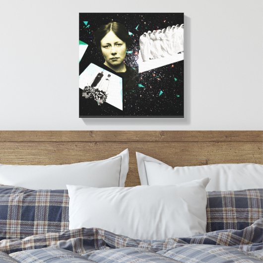 Op weg naar de volgende wereldcanvasafdruk canvas afdruk (Insitu (Slaapkamer))