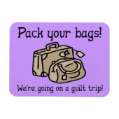 Op weg naar een gulle Trip Funny Magnet Magneet (Horizontaal)