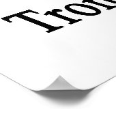 Op weg naar een trombonist poster (Hoek)