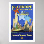 Op weg naar Europa Poster (Voorkant)