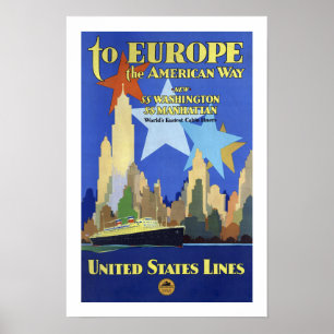 Op weg naar Europa Poster