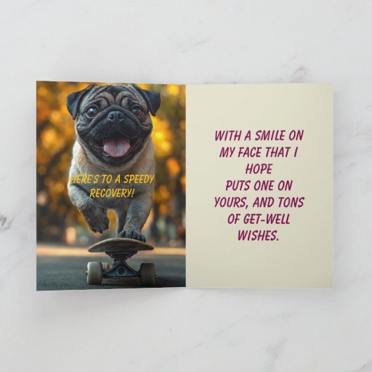 OP WEG NAAR GET-WELL KAART (Binnen)