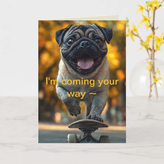 OP WEG NAAR GET-WELL KAART (Gele Bloem)