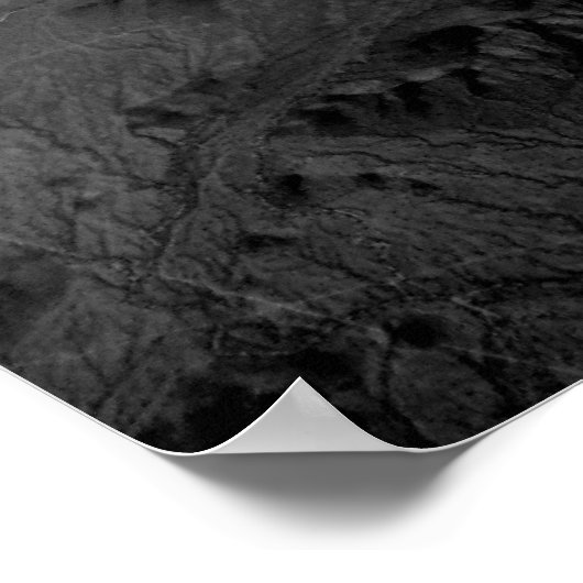 op weg naar Hawaii B&W Poster (Hoek)