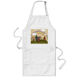 Op weg naar het dorp lang schort