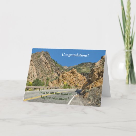 Op weg naar het hoger onderwijs; aan de universite kaart (Voorkant)