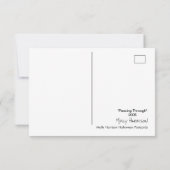 Op weg naar het Witch Halloween Briefkaart (Achterkant)